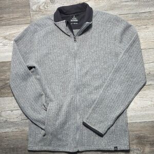 prAna | Barclay Full Zip Recycled Wool Blend Sweater Sz Md